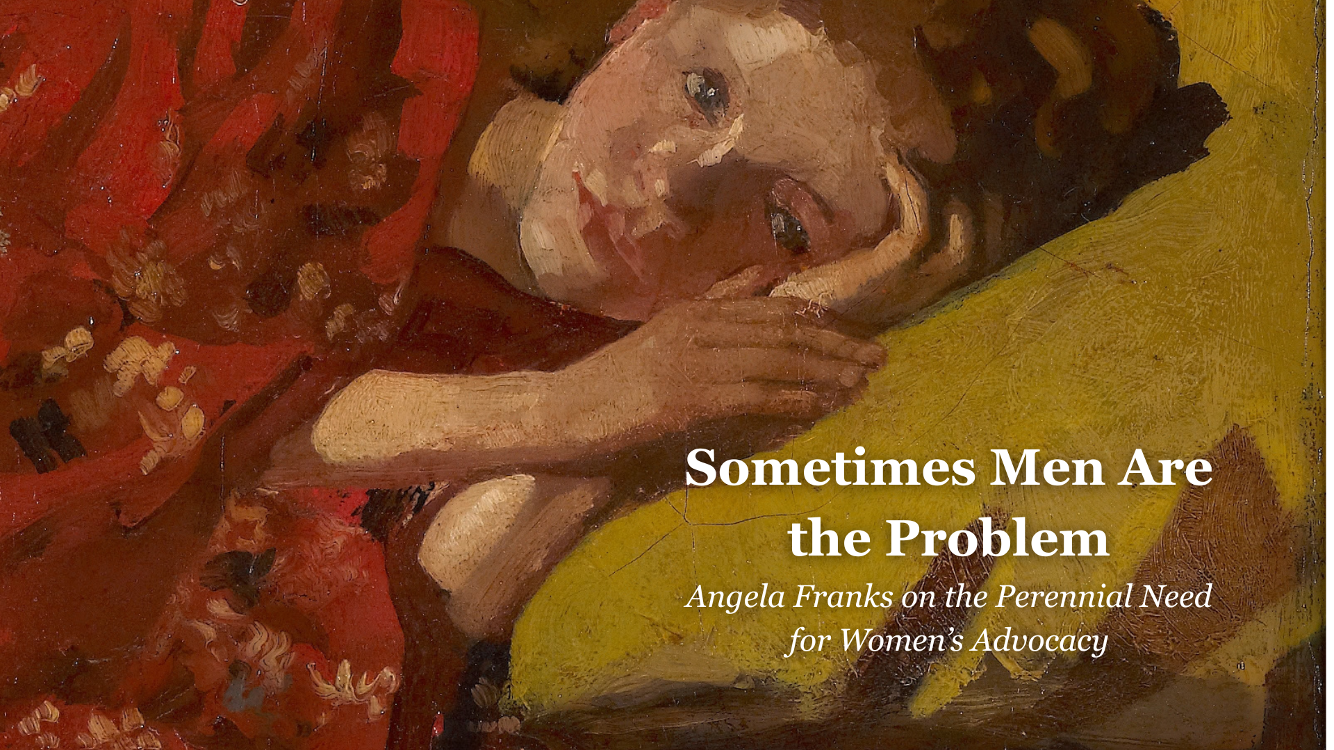 Sometimes Men Are the Problem